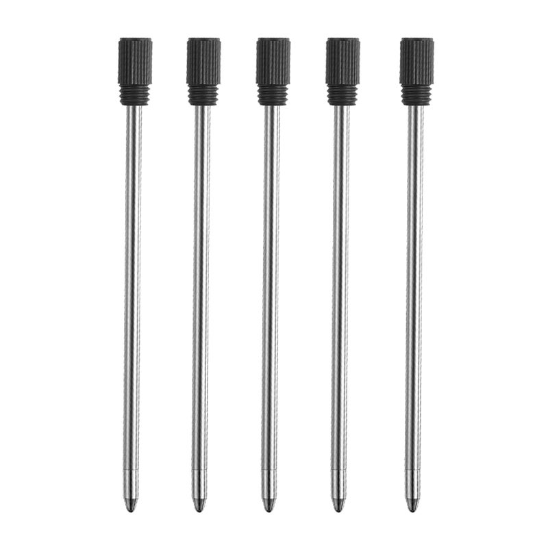 DUNBONG Ballpoint Metal D1 Refill for Multifunction Pen, Black pack of 5 pieces (Black) - Image 1